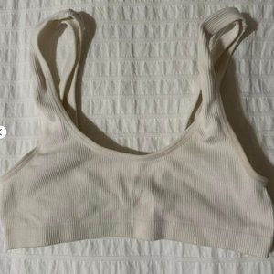 seamless ribbed bralette